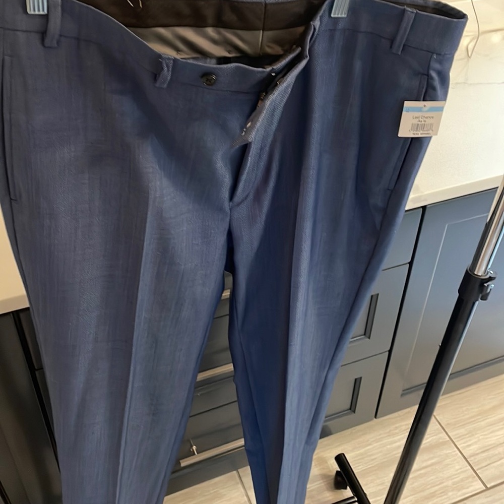 Blue Calvin Klein Dress Pants NWT 44 Long